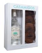 Casamigos - Tequila Blanco W/ 4 Coasters 0